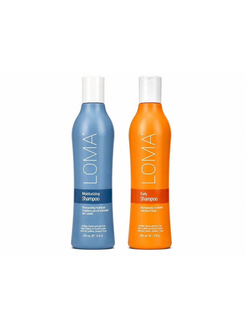 LOMA Moisturizing Shampoo & Daily Shampoo Duo 12 fl oz / 355 mL Each